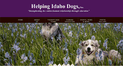 Desktop Screenshot of helpingidahodogs.org